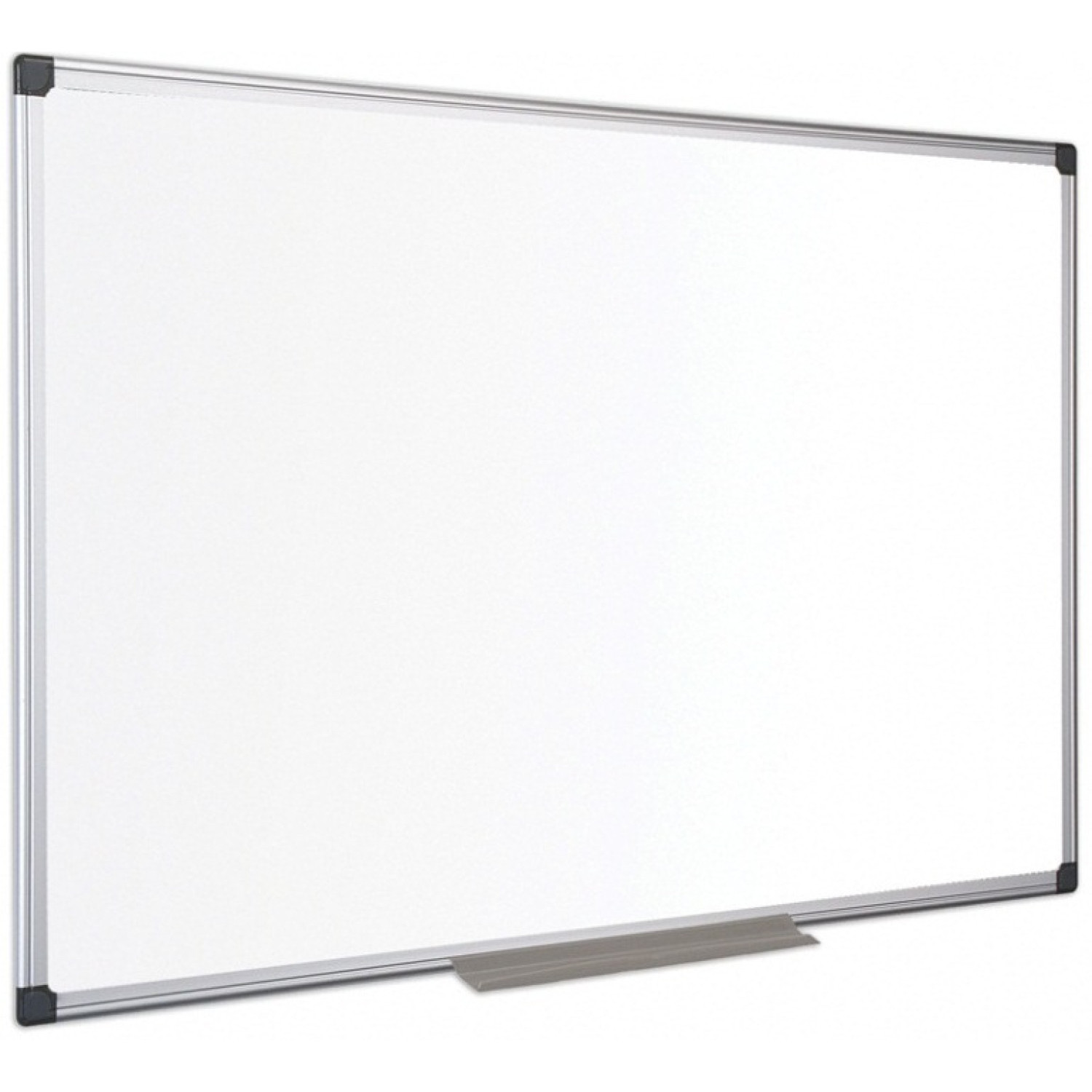 Бяла немагнитна дъска Bi-Office, 60x90 см., с алуминиева рамка