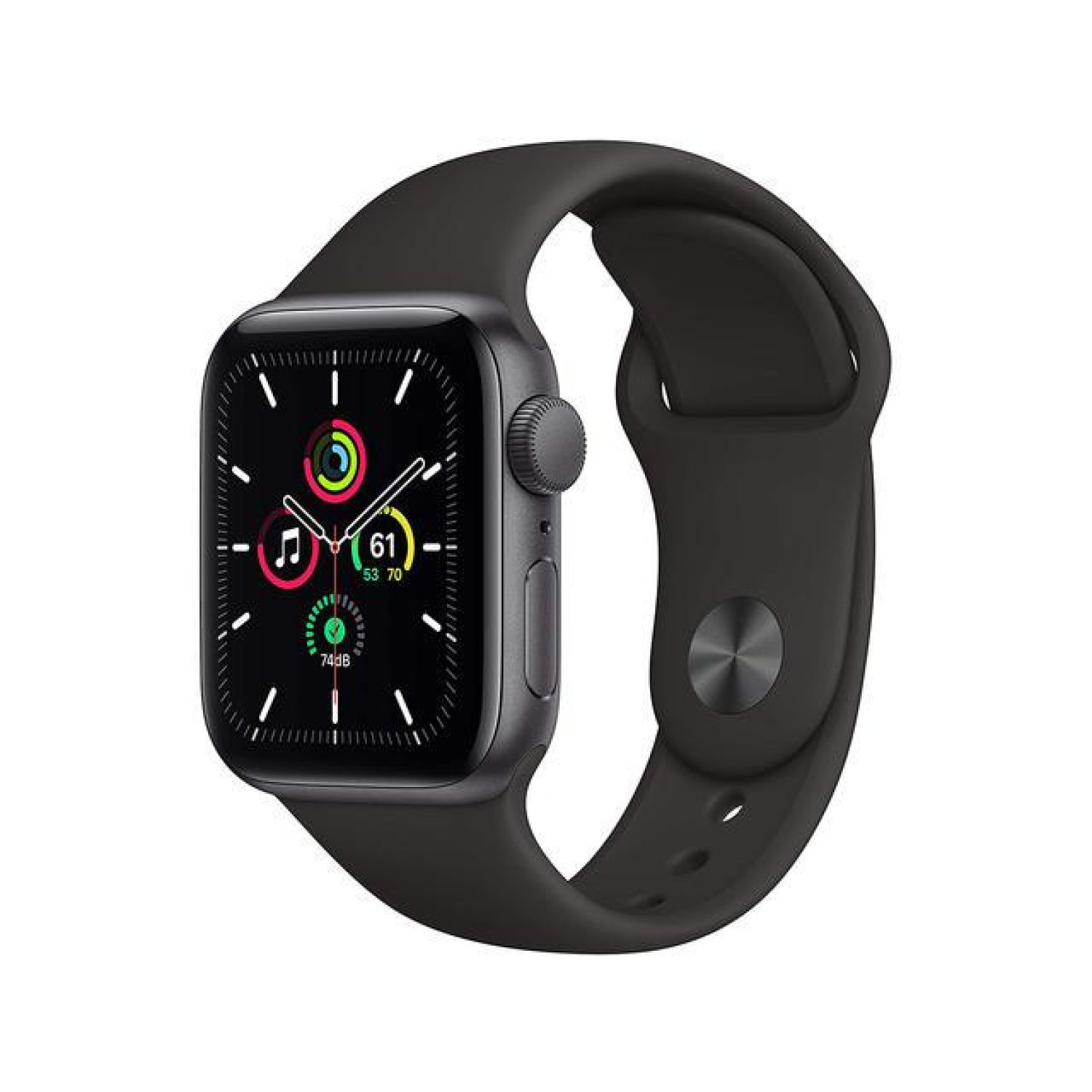 Смарт часовник Apple Watch SE, 44mm Space Grey Sport band