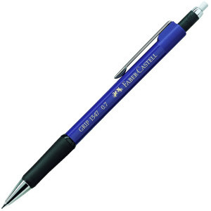 Автоматичен молив Faber-Castell Grip 1347, 0.7 мм, син