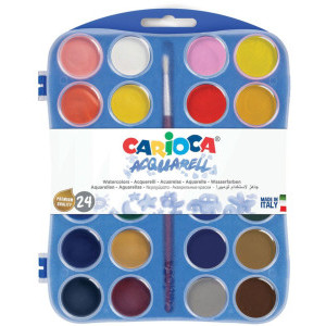 Акварелни бои Carioca, 24 цвята