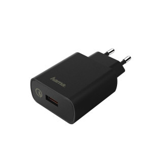 Зарядно  220V Qualcomm Quick Charge 3.0 178238, USB-A Черен