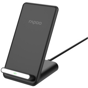Безжично зарядно устройство RAPOO XC210, Qi, 7.5/10W, Черен