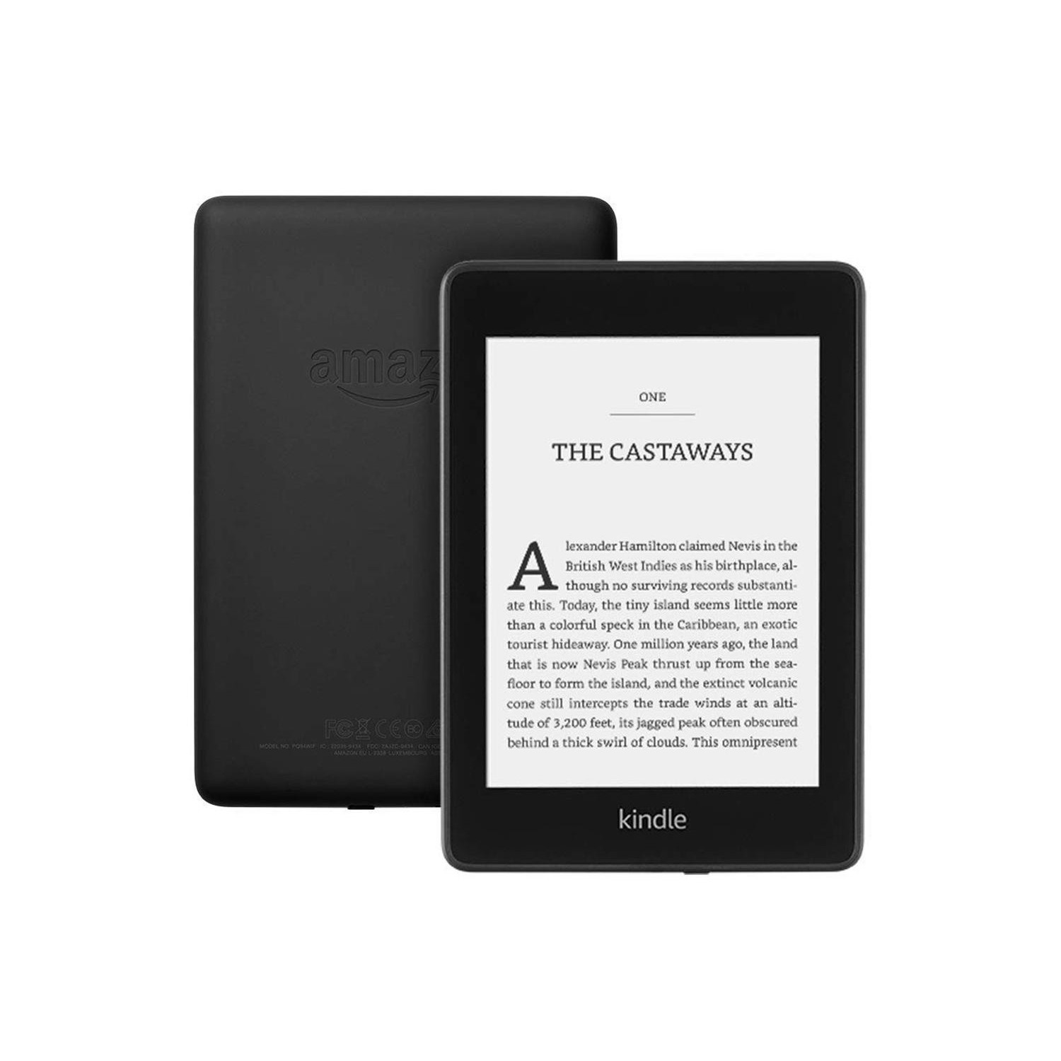 eBook четец Kindle Paperwhite 6", 32GB, 2018, Черен