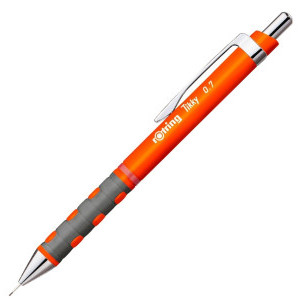 Автоматичен молив Rotring Tikky Neon, 0.7 мм, оранжев