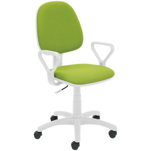 Работен стол Regal white, зелен