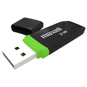 USB памет MAXELL Speedboat, USB 2.0, 32GB, Черен