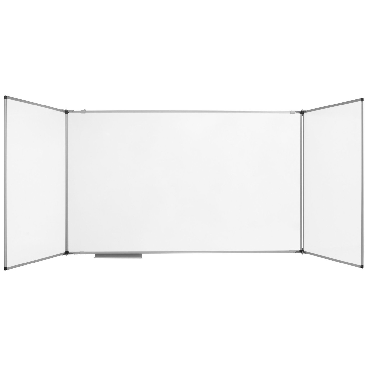 Бяла немагнитна дъска Bi-Office, тройна, с алуминиева рамка 120x240 / 120x480 cm