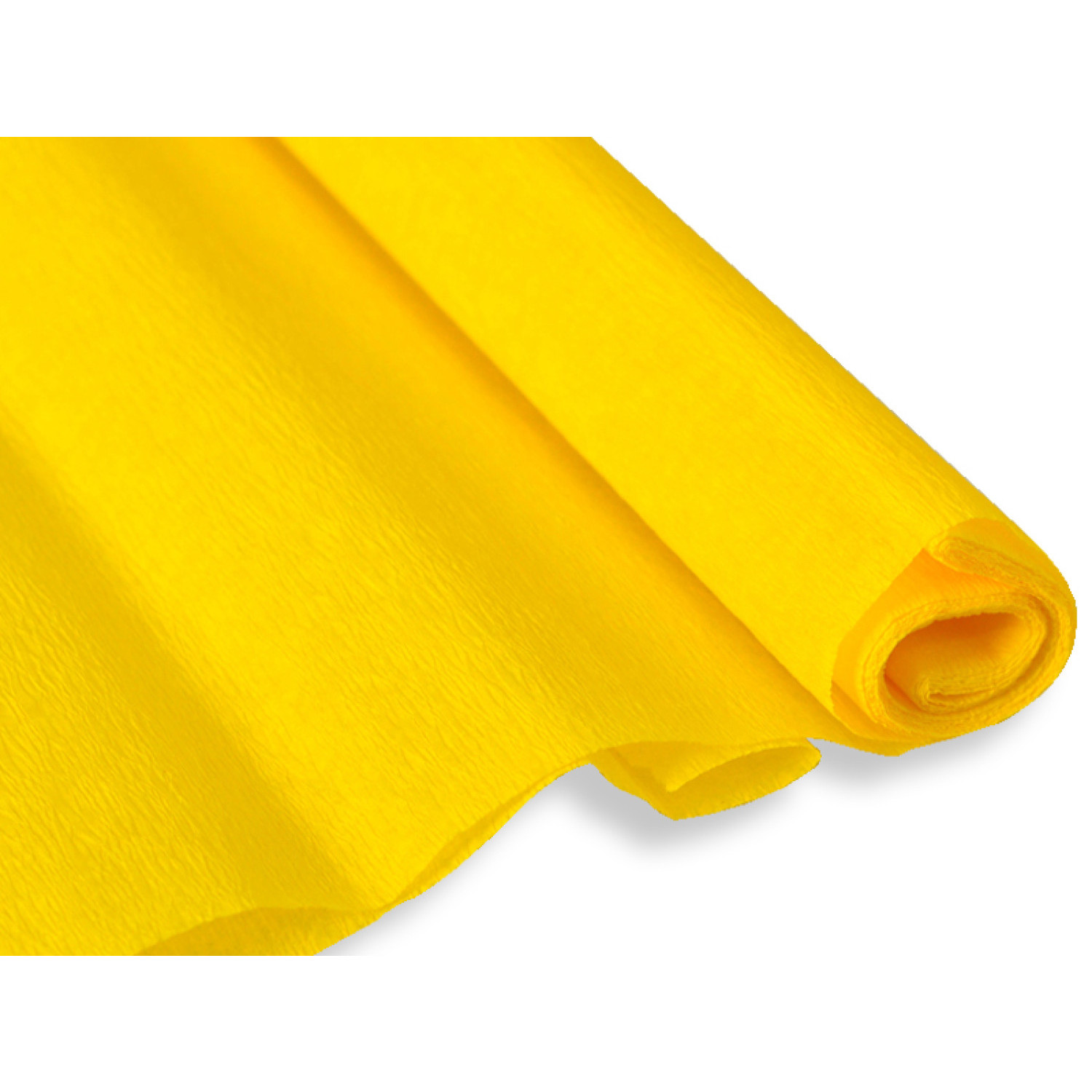 Креп хартия Junior, тъмно жълто, 28 гр., 50х200 см.