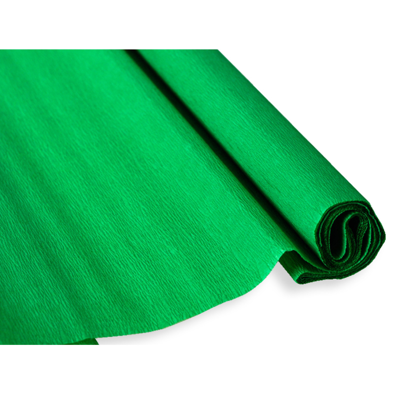 Креп хартия Junior, тъмно зелено, 28 гр., 50х200 см.