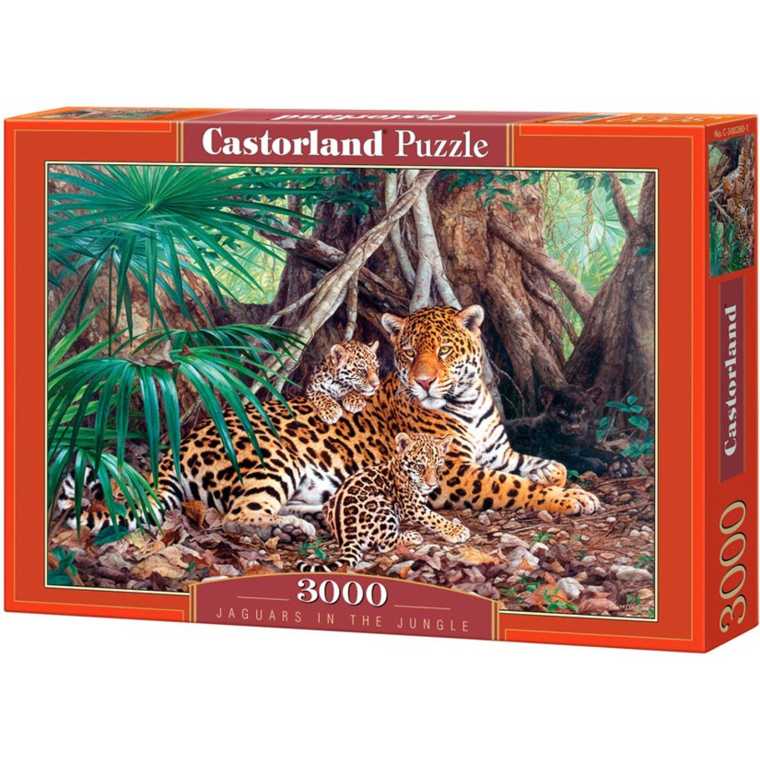 Пъзел Castorland Jaguars in the jungle, C-300280-2, 3000 ел.