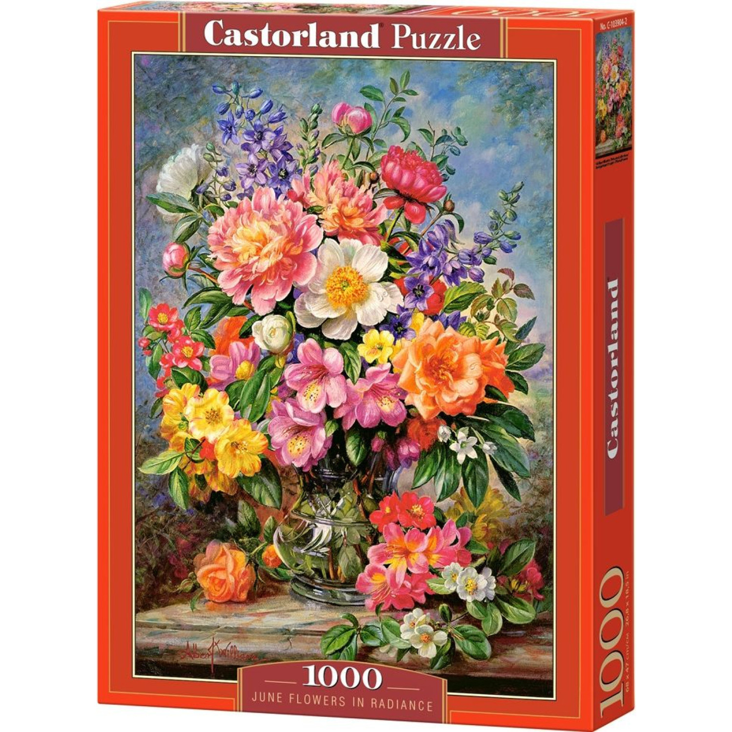 Пъзел Castorland Юнски цветя, 1000 елемента, C-103904