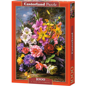Пъзел Castorland Ваза с цветя, 1000 елемента, C-103607