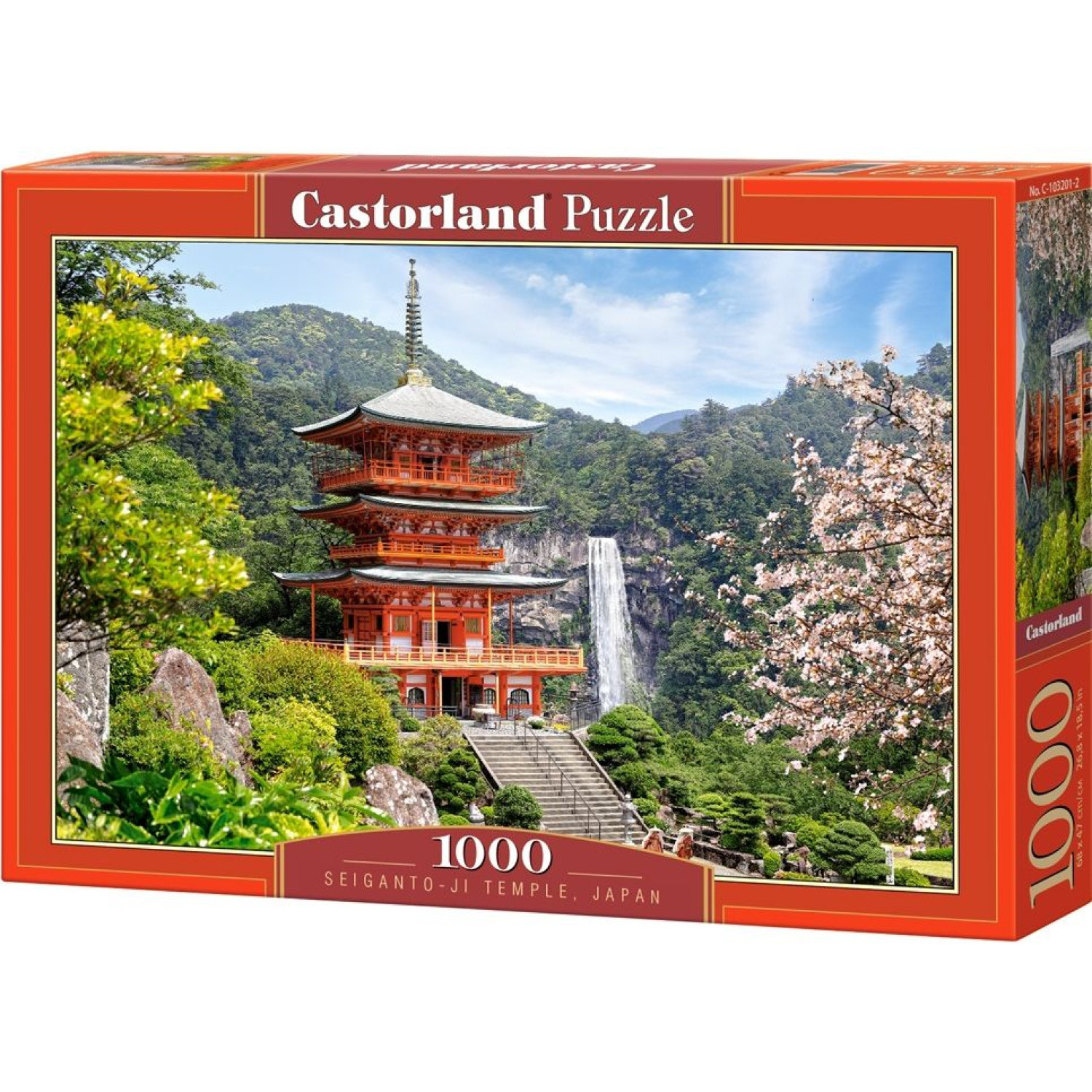 Пъзел Castorland Будистки храм, 1000 елемента, C-103201