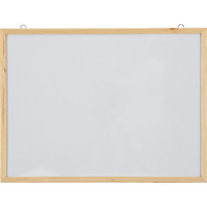 Бяла немагнитна дъска Interpano, 90х120 см., с дървена рамка
