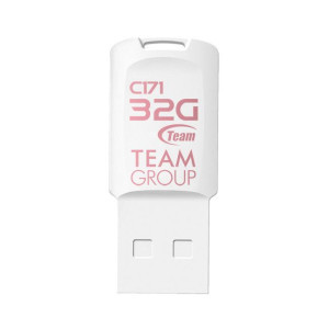 USB памет Team Group C171, 64GB USB 2.0, Бял