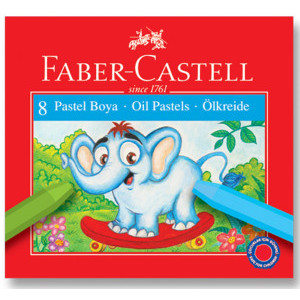 Пастели Faber-castell, маслени, 8 цвята