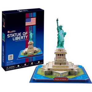 Пъзел Cubic Fun 3D Статуята на свободата, Ню Йорк, 30 елемента, C080