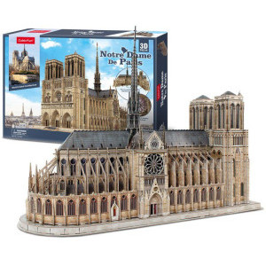 Пъзел Cubic Fun 3D Парижката Света Богородица 293 елемента, Master Collection, MC260h