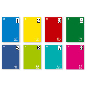 Тетрадка Blasetti Colorface А4, 38 листа, ред, 100 гр., офсет