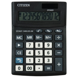 Калкулатор Citizen CMB 1201-BK, настолен, 12 разряда