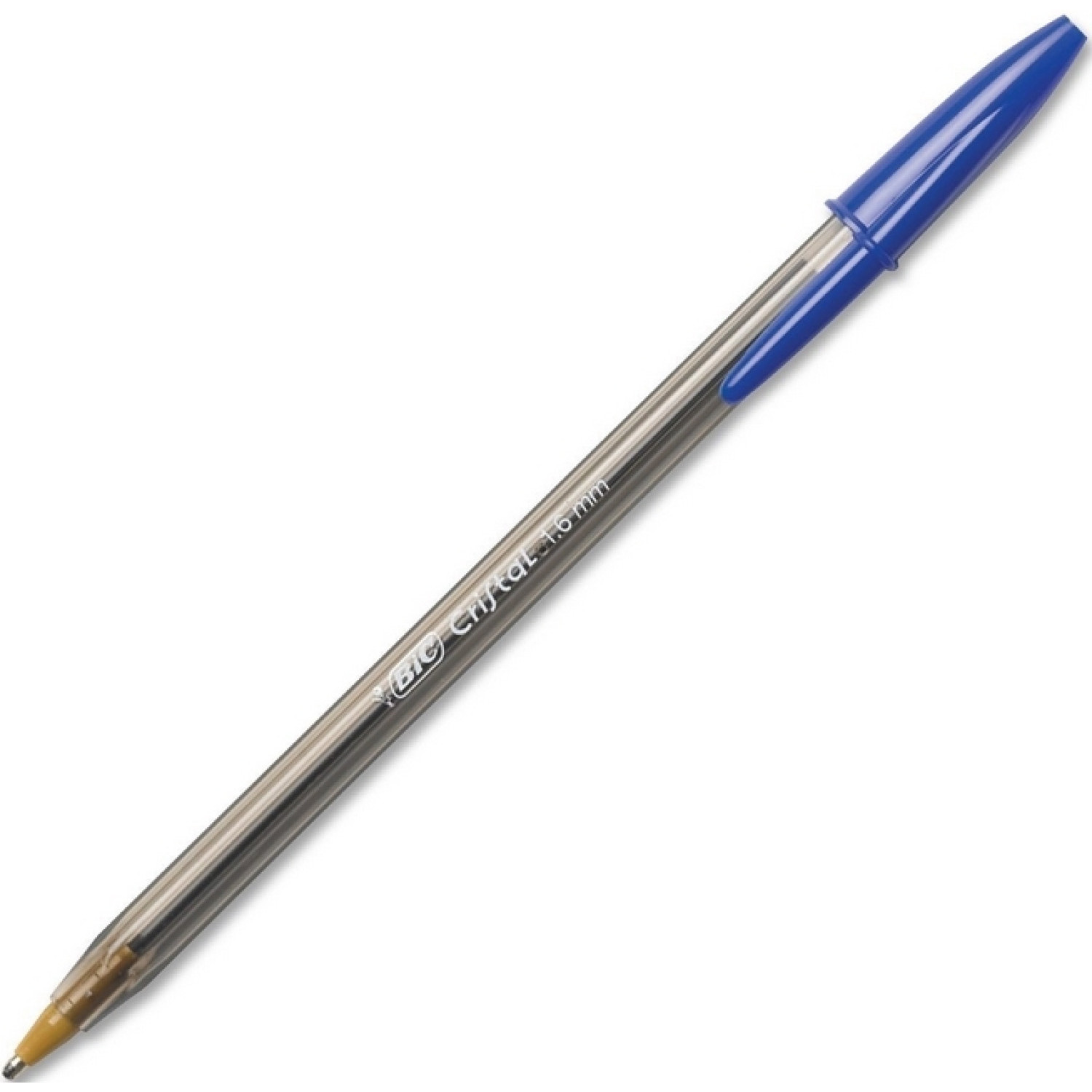 Химикалка BIC Cristal Large, 1.6 мм, синя