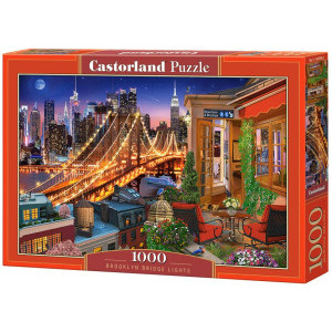 Пъзел Castorland Бруклински мостове, 1000 елемента, C-104598-2