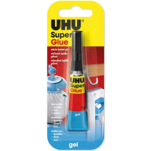 Лепило UHU Super Glue gel, секундно