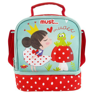Термо чанта Must Princess and Frog, 24 x 12 x 24 см