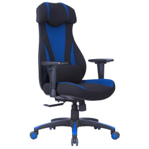 Геймърски стол Gamerix Dragon, черно и синьо